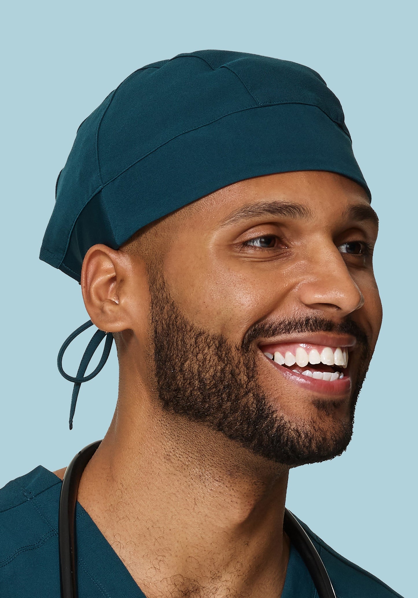 Contemporary Scrub Cap Caribbean Blue