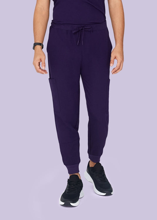 7 Pocket Joggers Eggplant