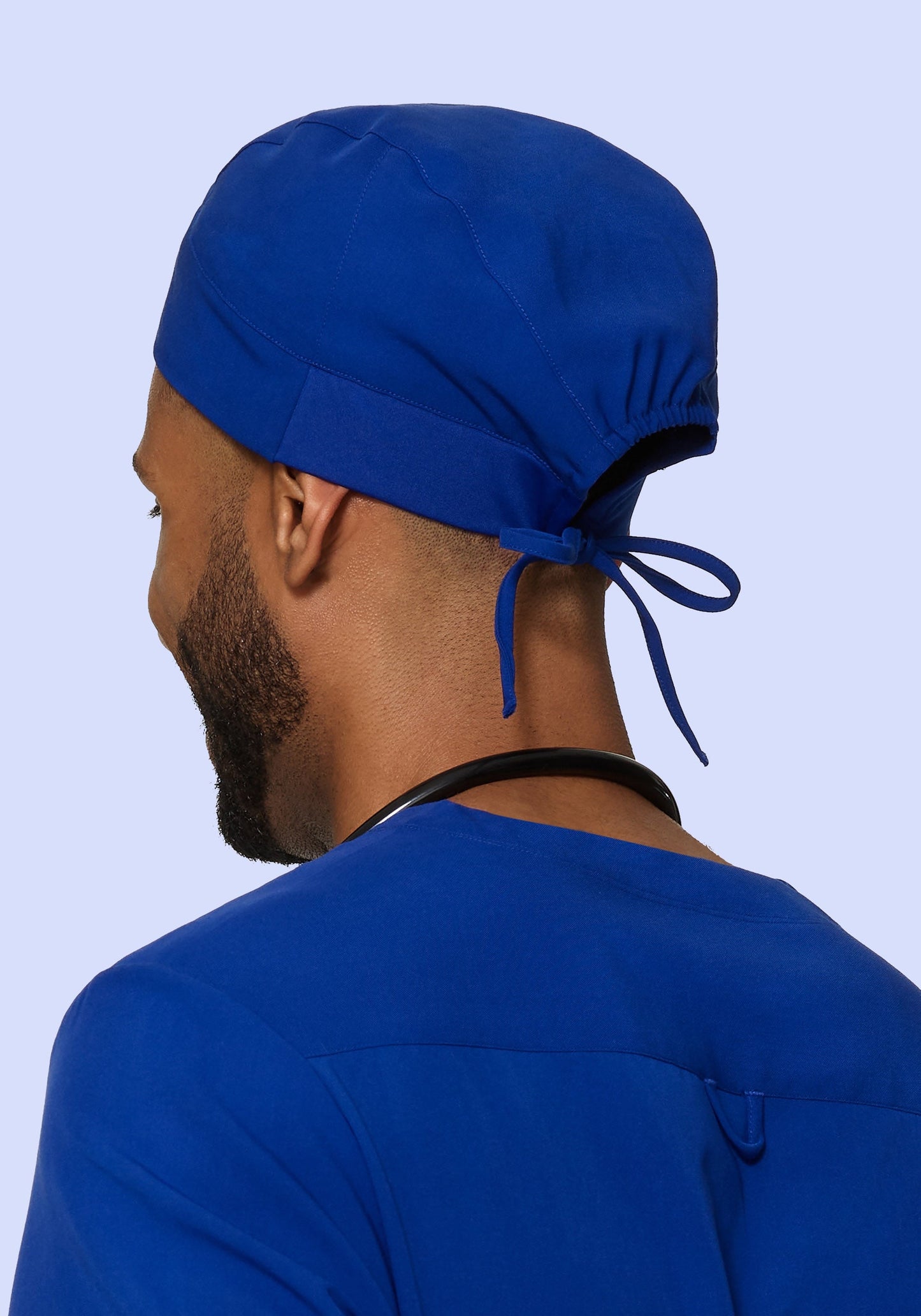 Contemporary Scrub Cap Galaxy Blue