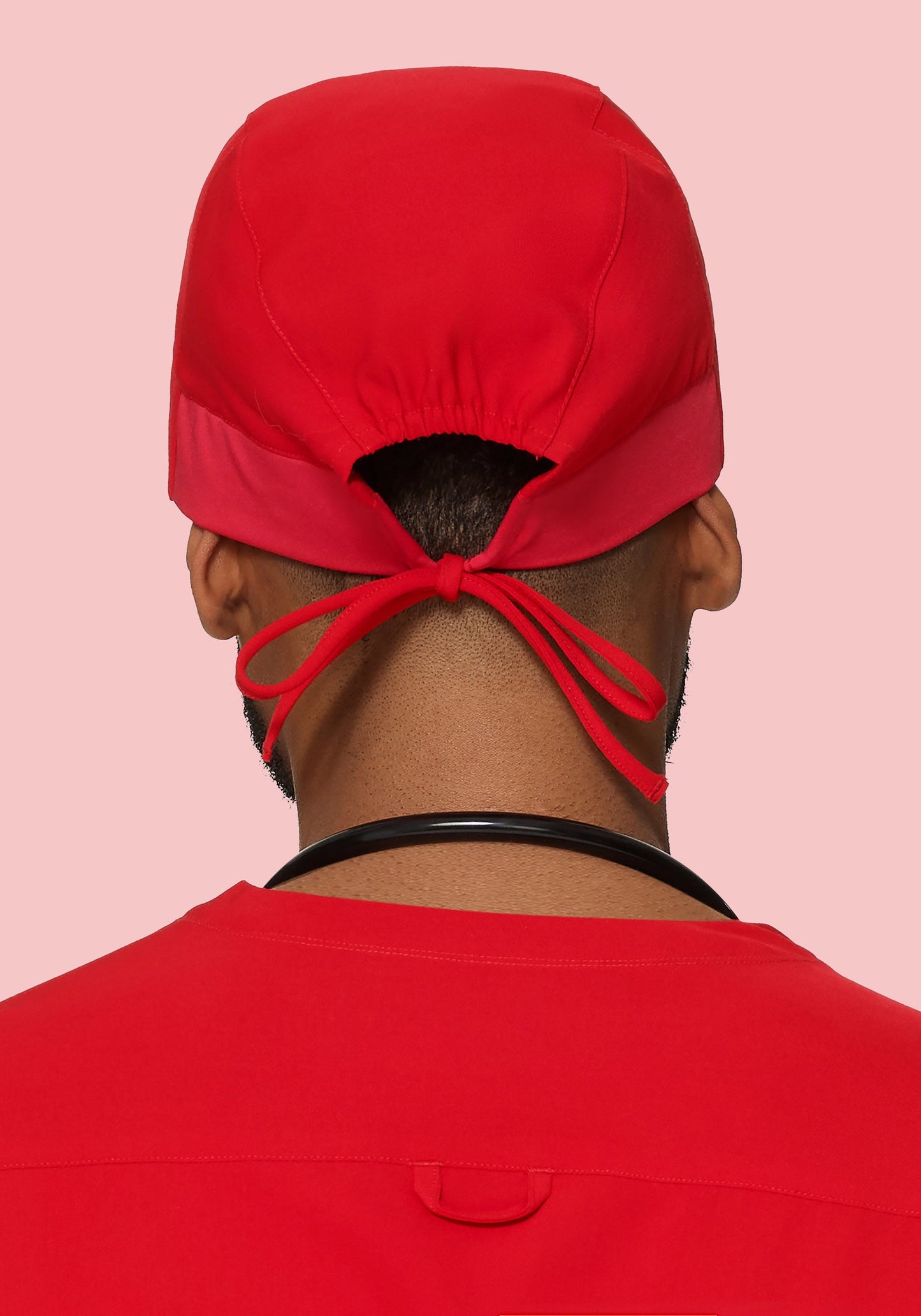 Contemporary Scrub Cap Candy Red