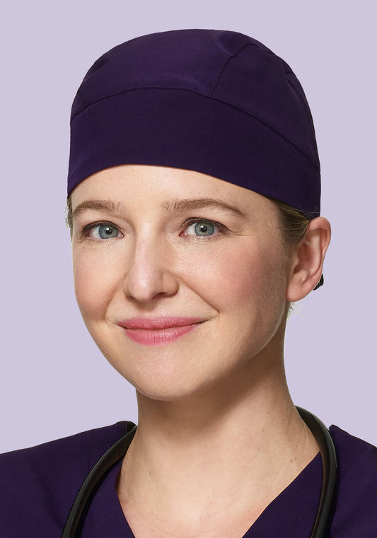 Contemporary Scrub Cap Eggplant