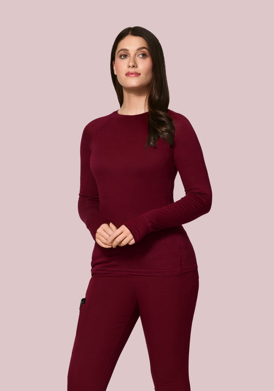 Women's Underscrubs Wine