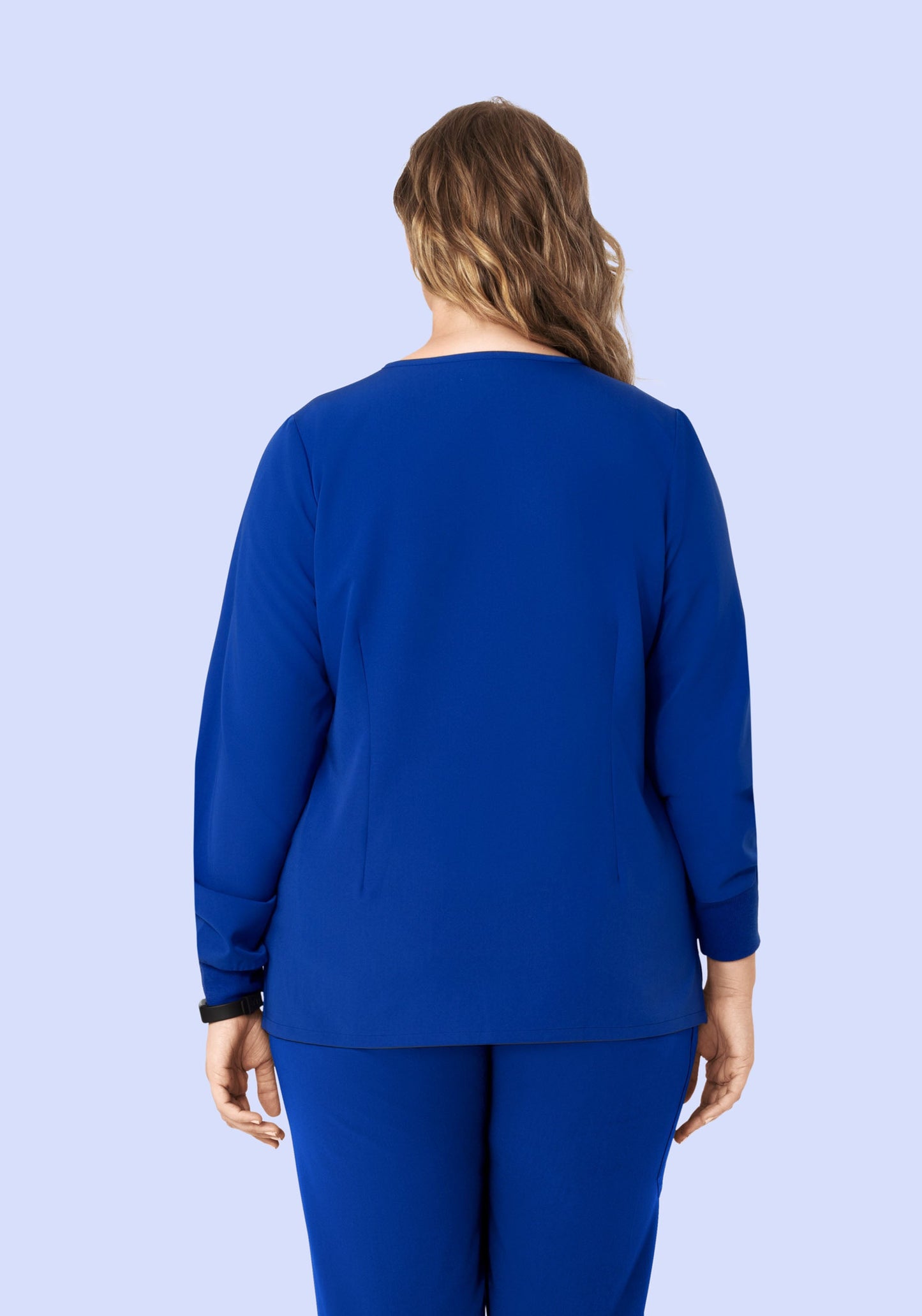Long Sleeve 6 Pocket Top Galaxy Blue