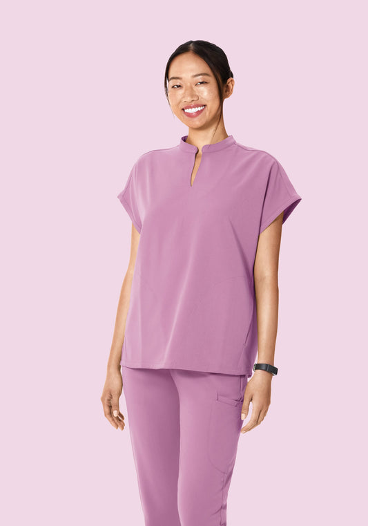 Mandarin Dolman Top Lilac