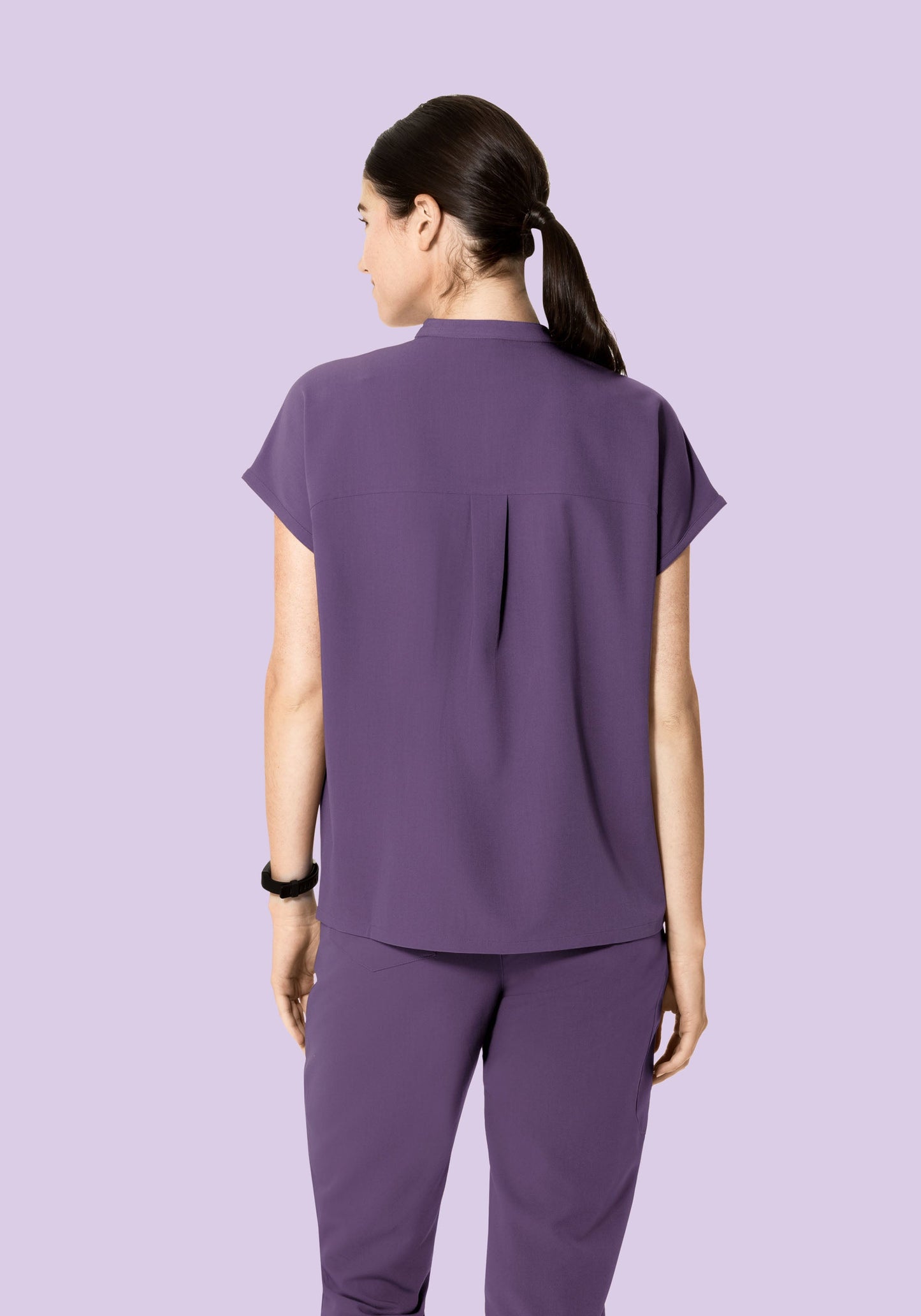 Mandarin Dolman Top Dewberry