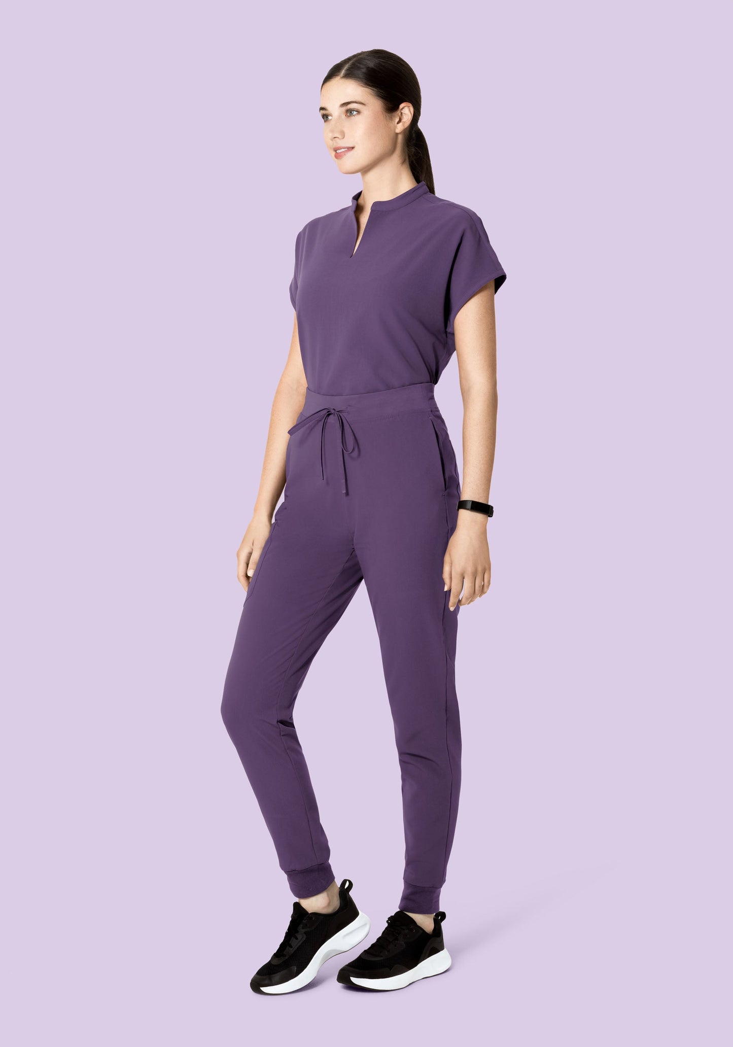 Mandarin Dolman Top Dewberry