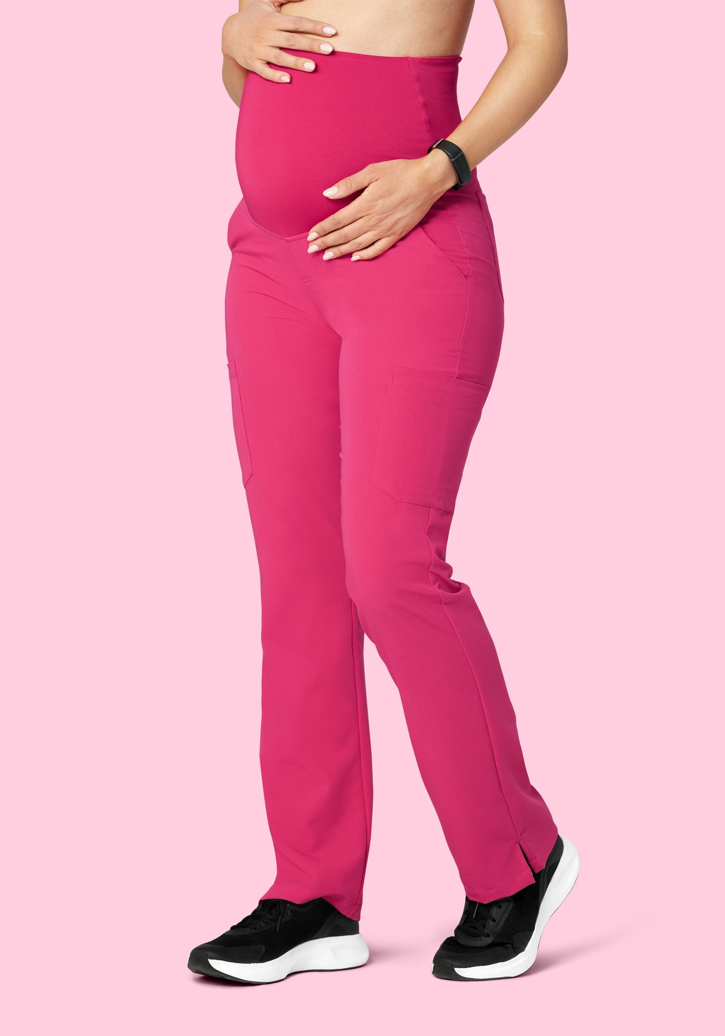 Maternity Cargos Hot Pink