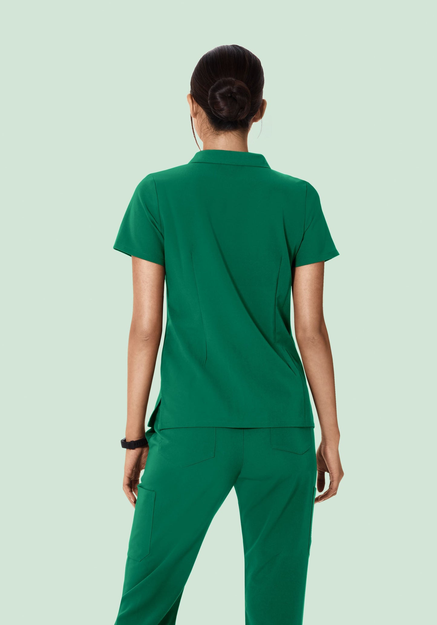 Multi Wear Collar Top Envy Green