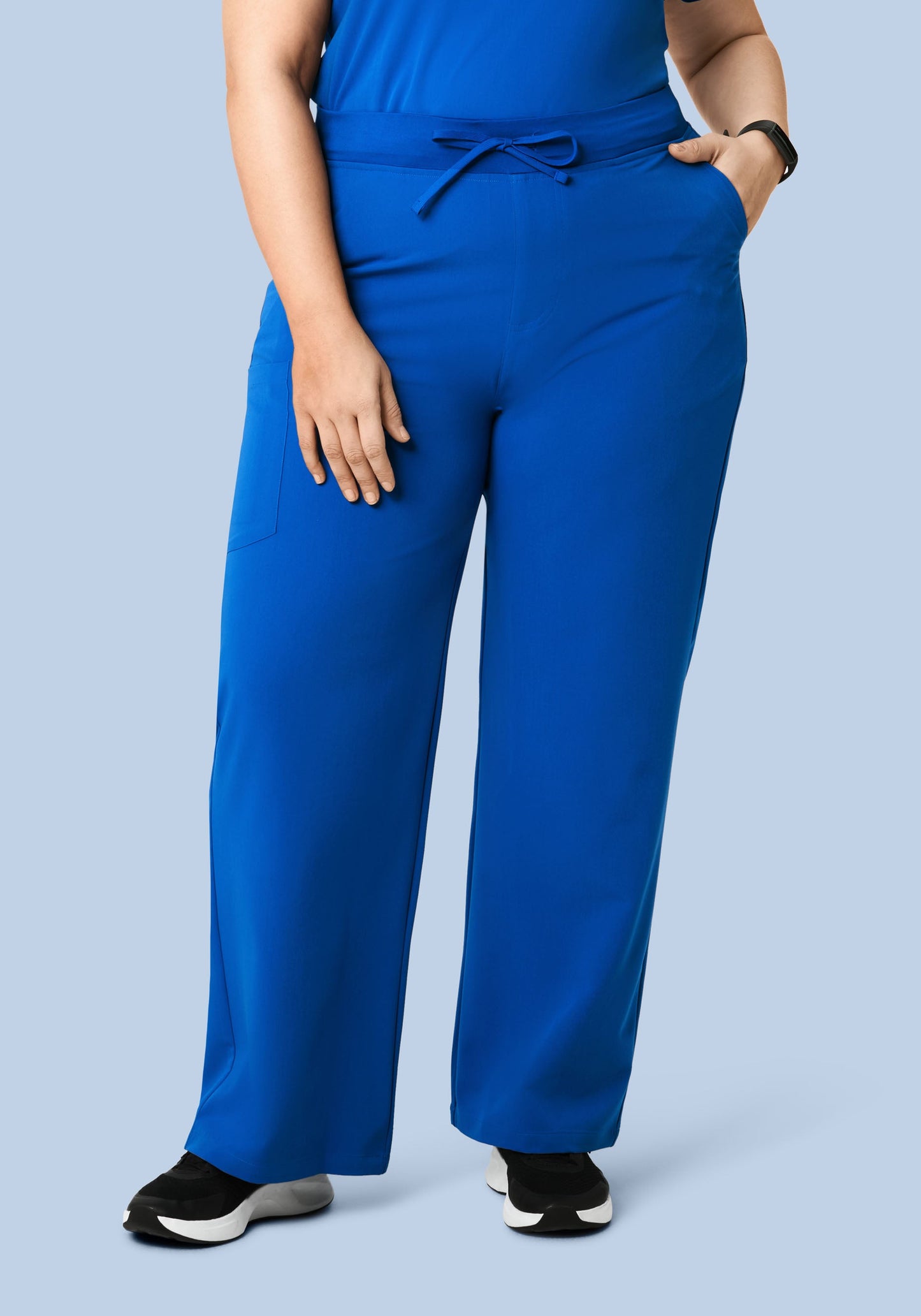 High Waisted Wide Leg Royal Blue