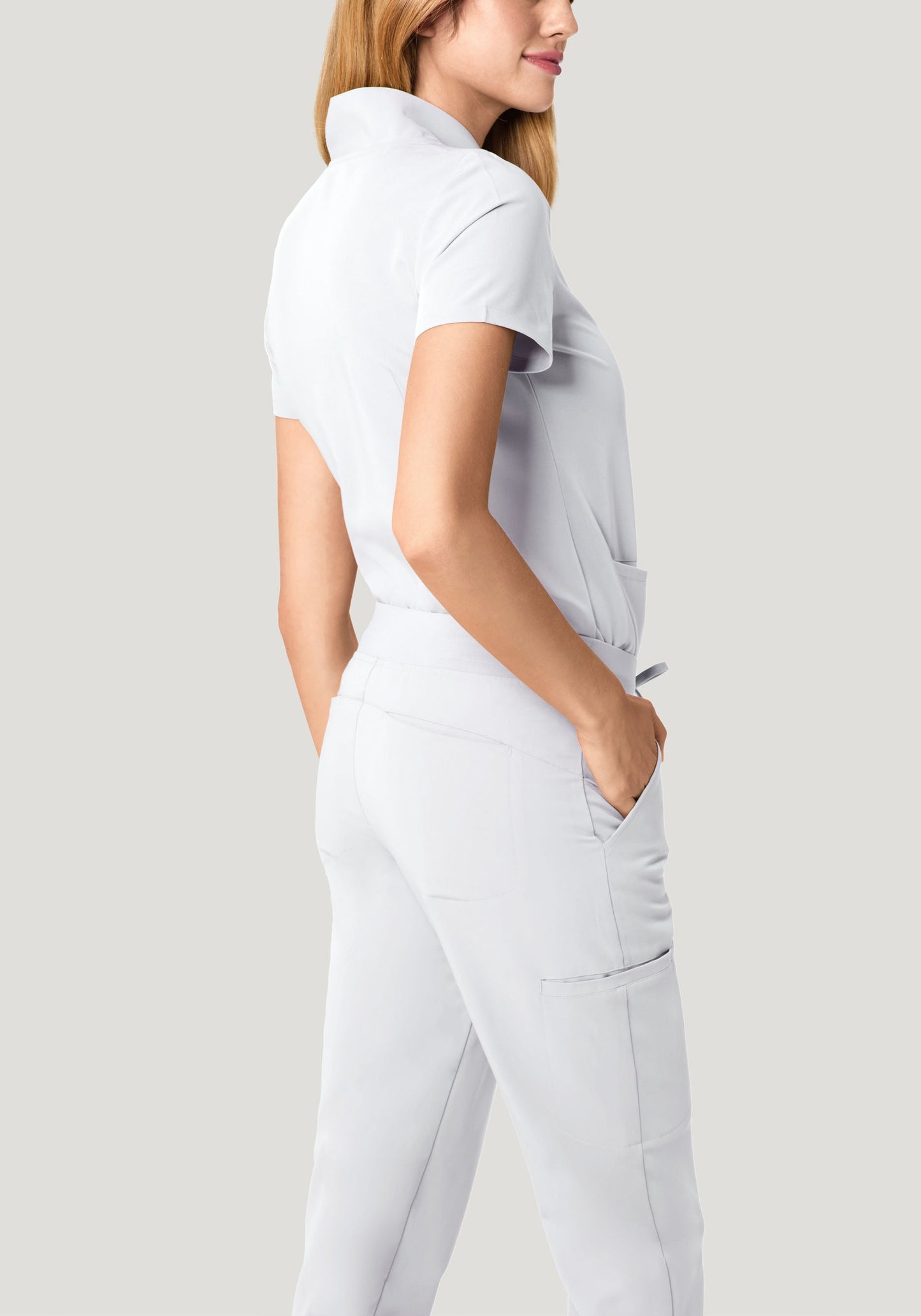 11 Pocket Joggers White