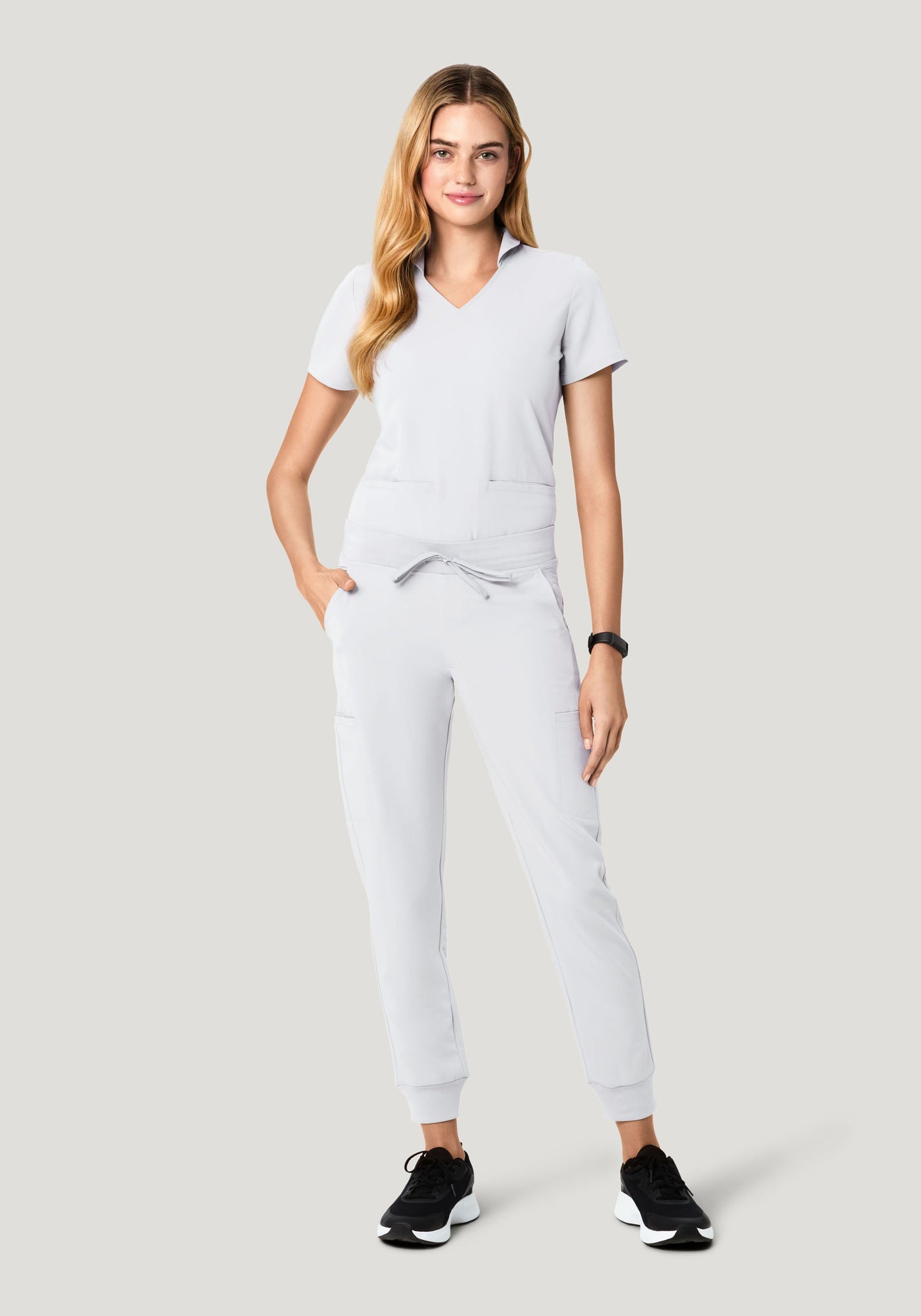 11 Pocket Joggers White
