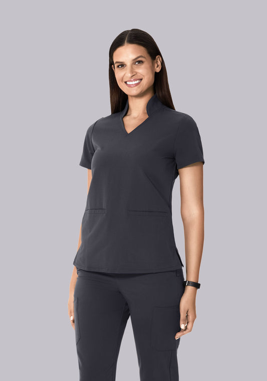 Multi Wear Collar Top Pewter