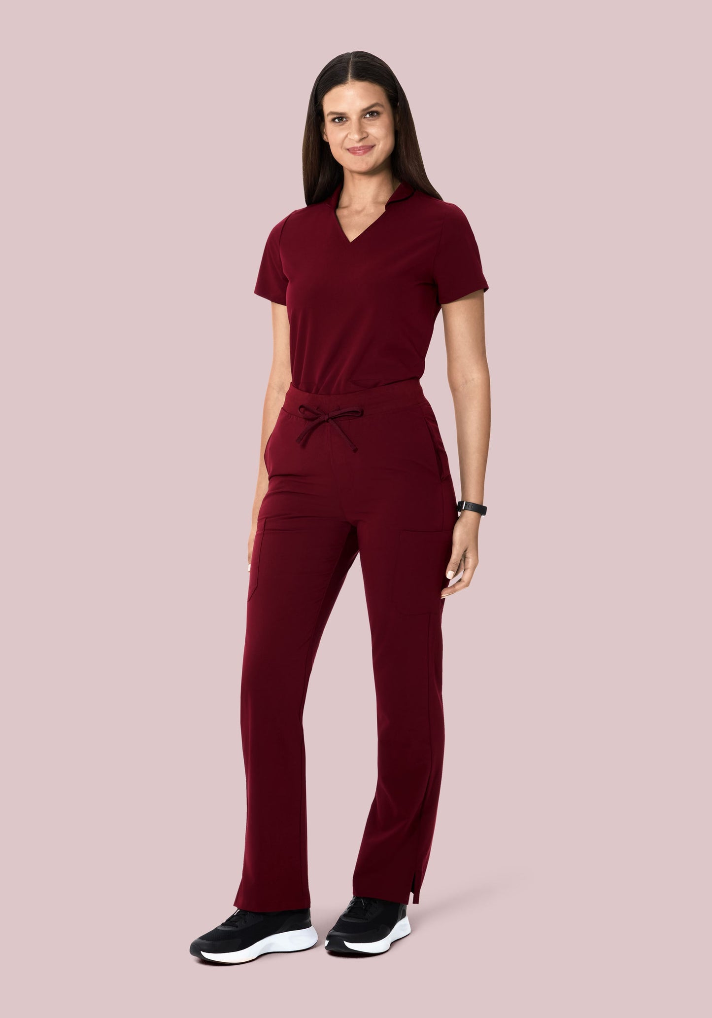 High Waisted Cargos Wine