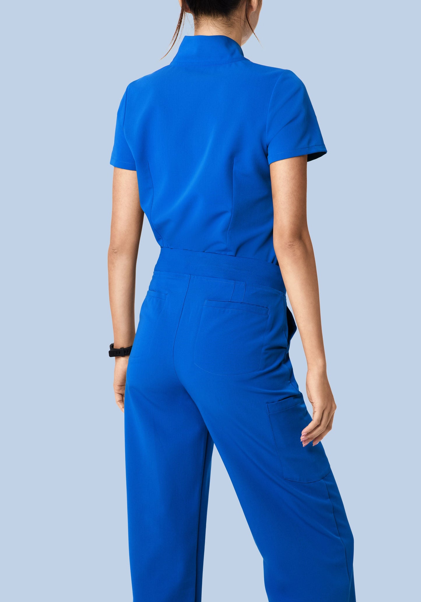 High Waisted Wide Leg Royal Blue