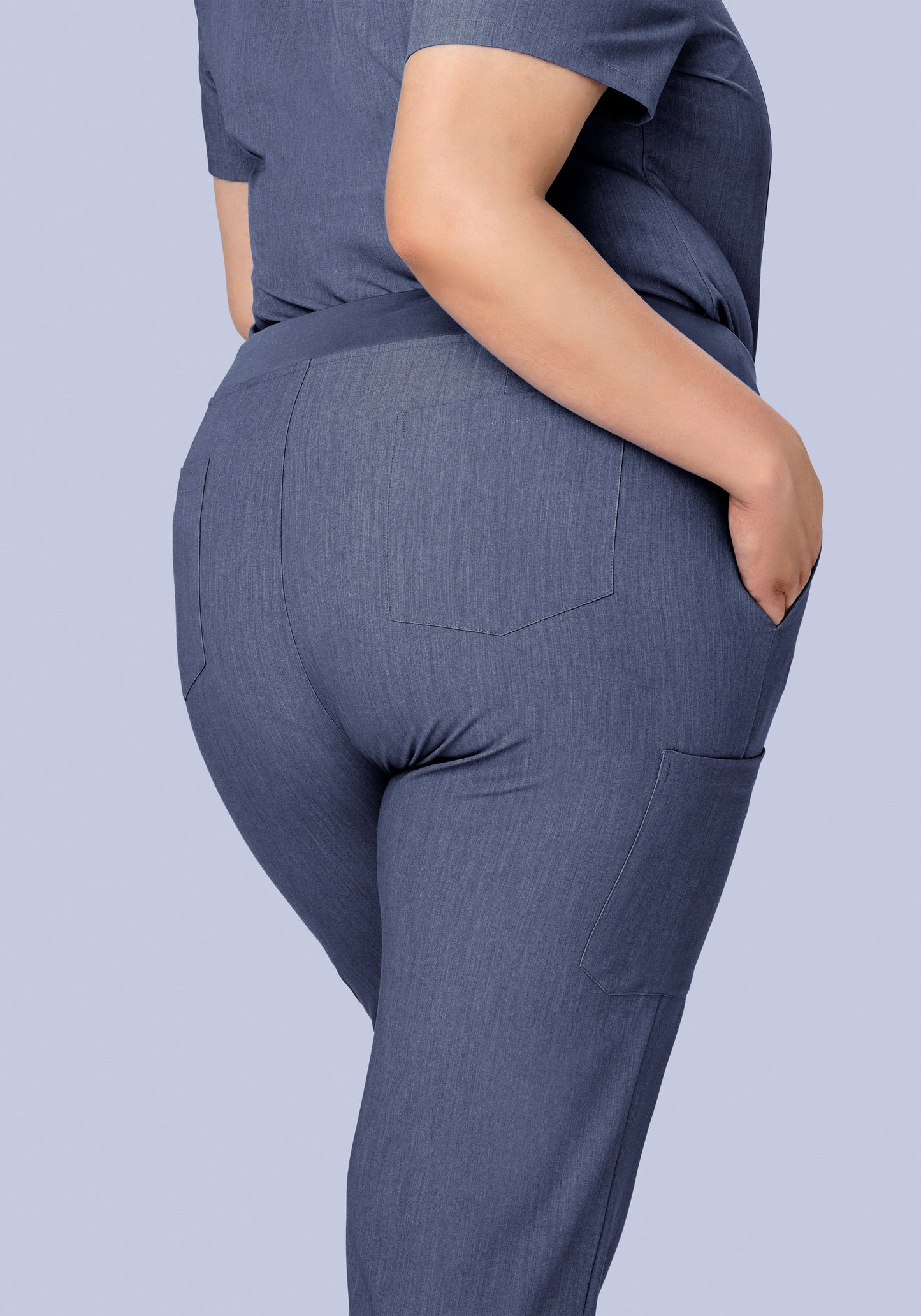 9 Pocket Cargo Pants Heather Denim