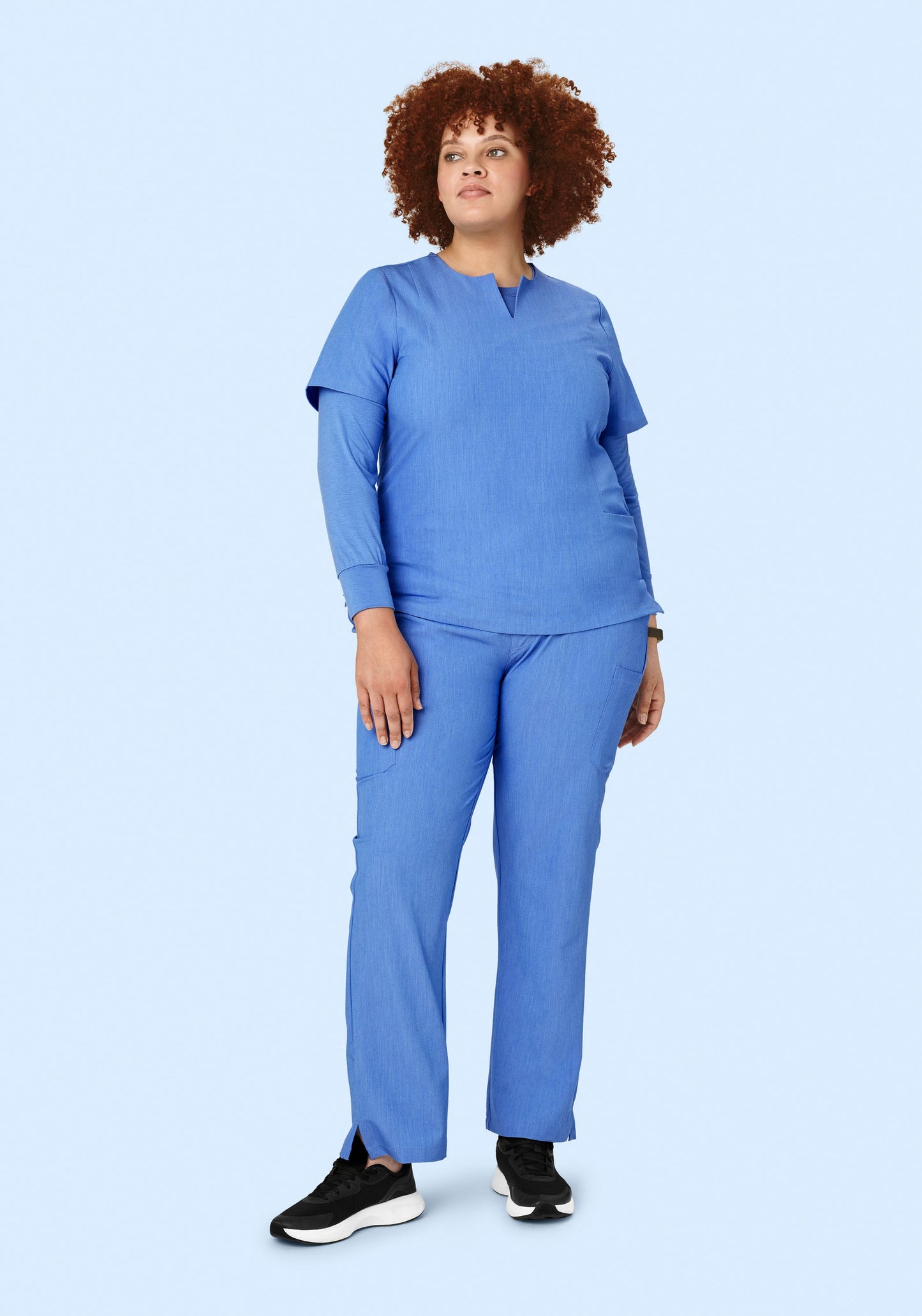 Women's Underscrubs Heather Blue