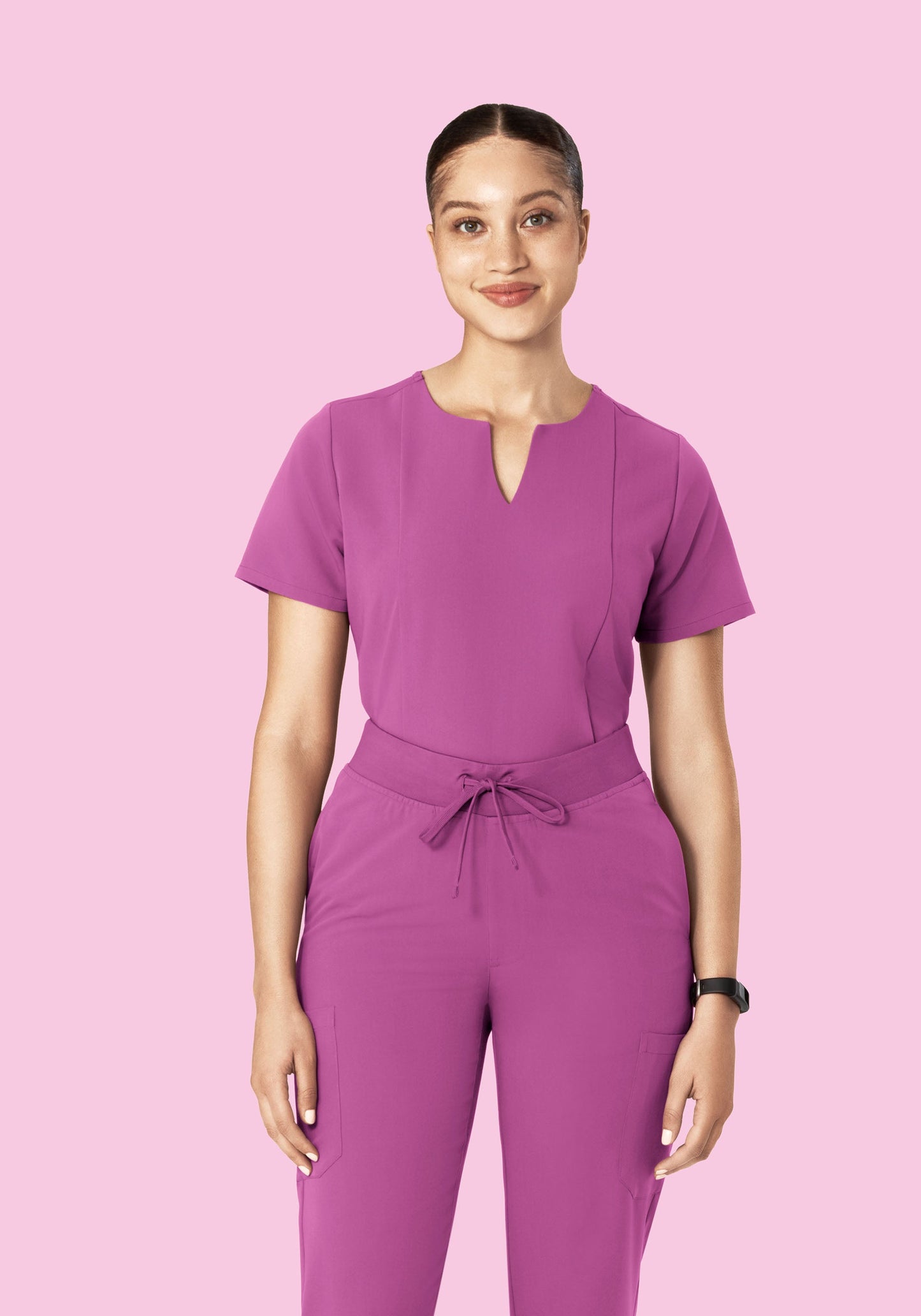 5 Pocket Notch Neck Top Cosmic