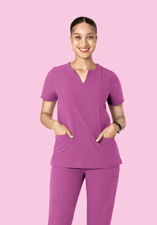 5 Pocket Notch Neck Top Cosmic