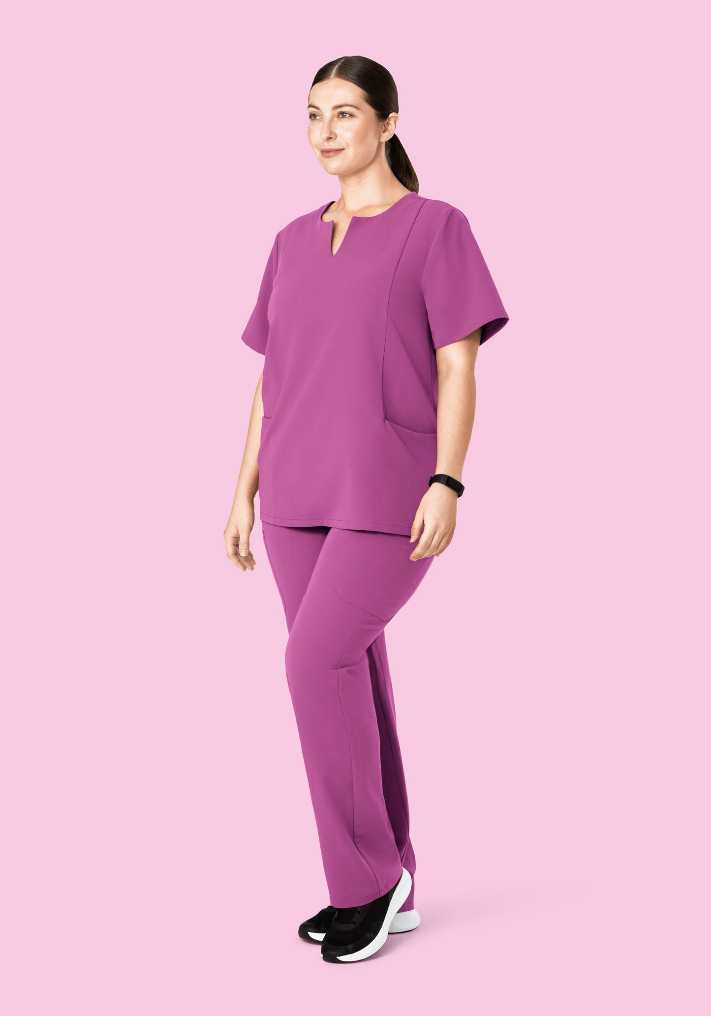 5 Pocket Notch Neck Top Cosmic