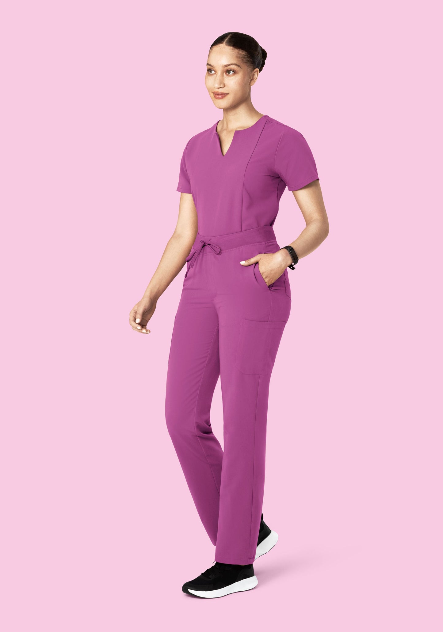 5 Pocket Notch Neck Top Cosmic