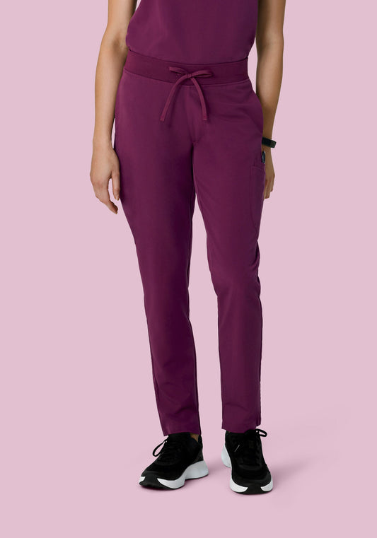 6 Pocket Slim Pants Plum