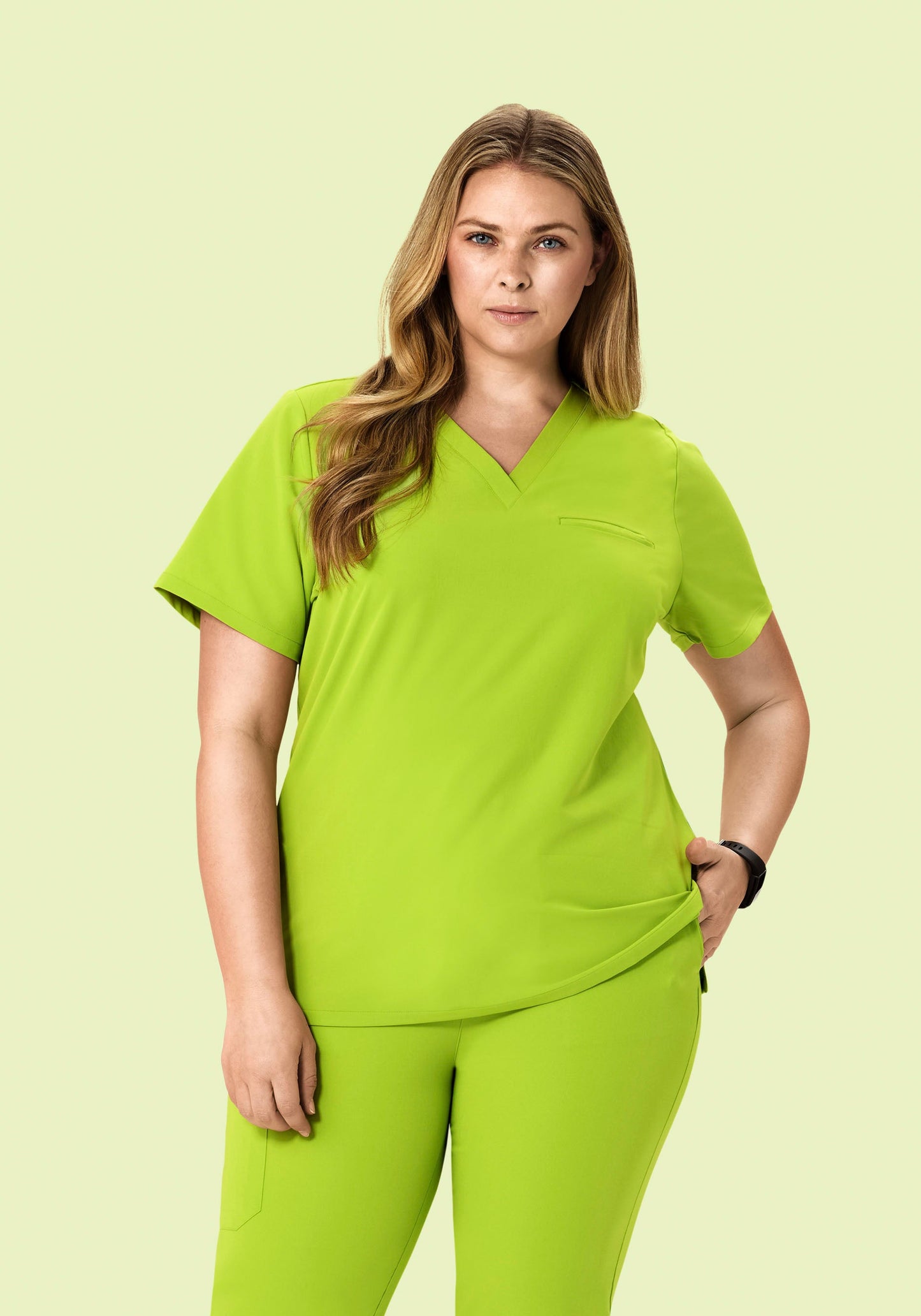 One Pocket Top Apple Green