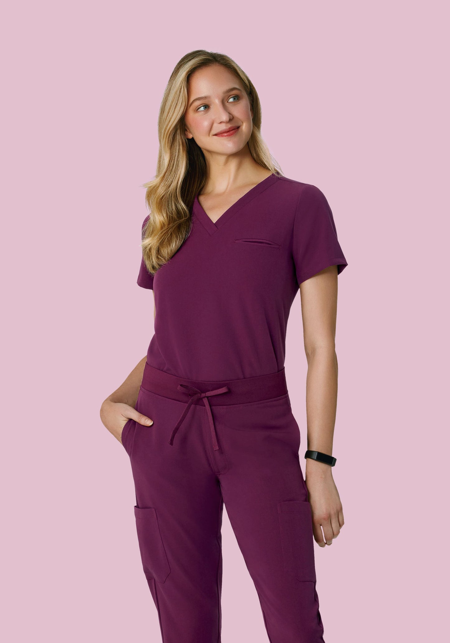 One Pocket Top Plum