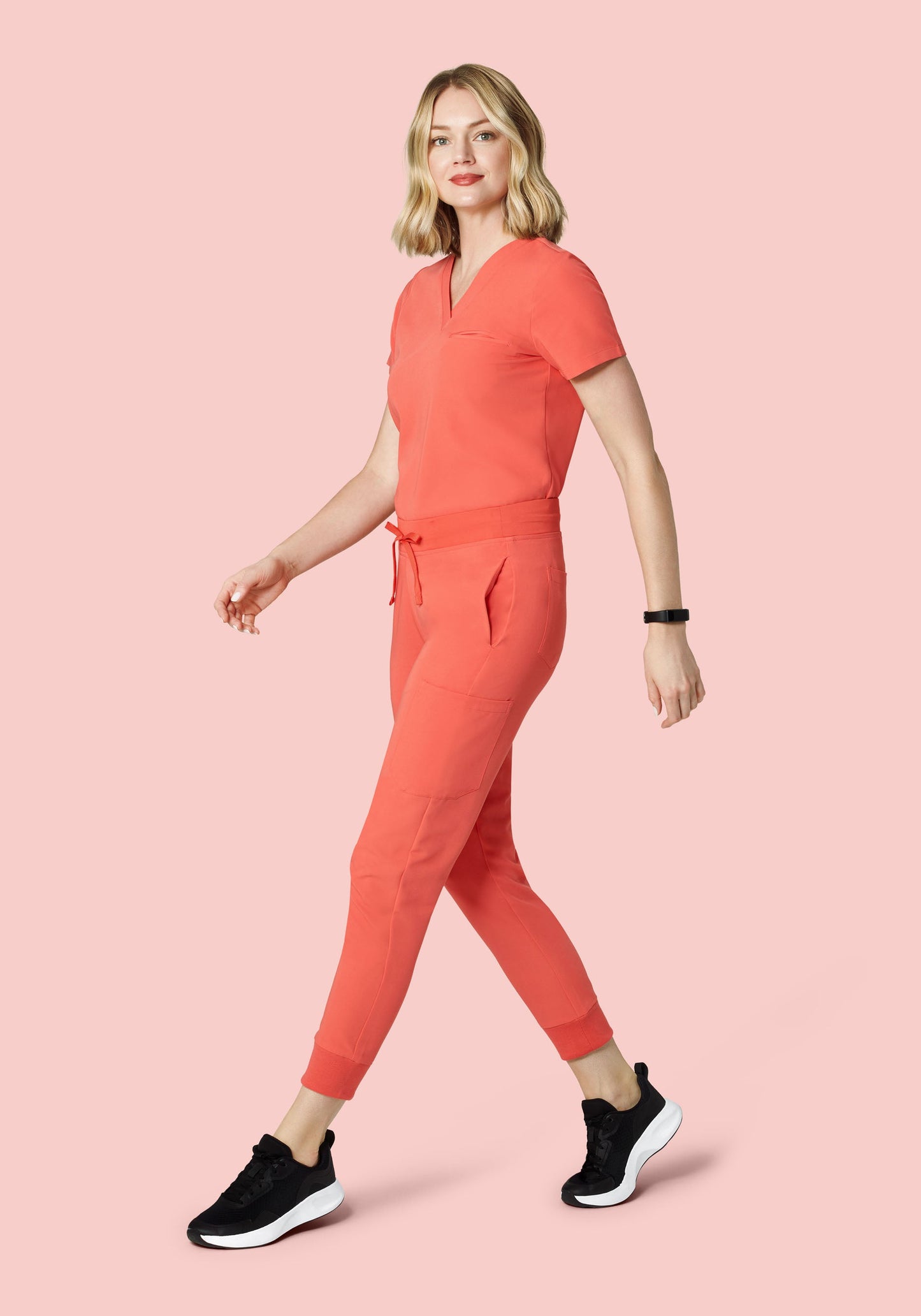 9 Pocket Joggers Coral