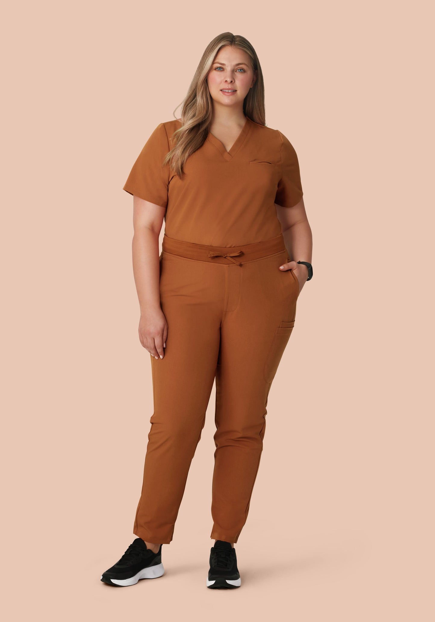 6 Pocket Slim Pants Roasted Pecan