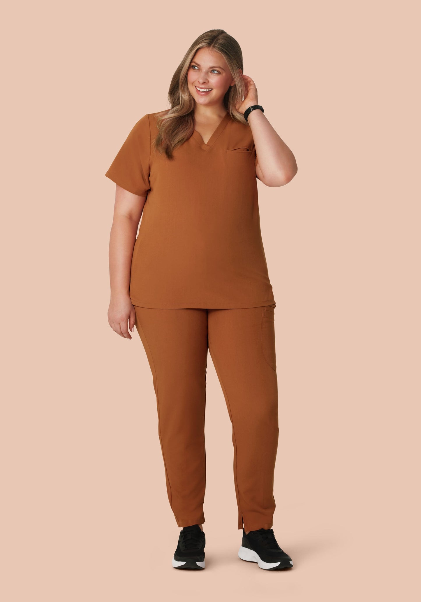 6 Pocket Slim Pants Roasted Pecan