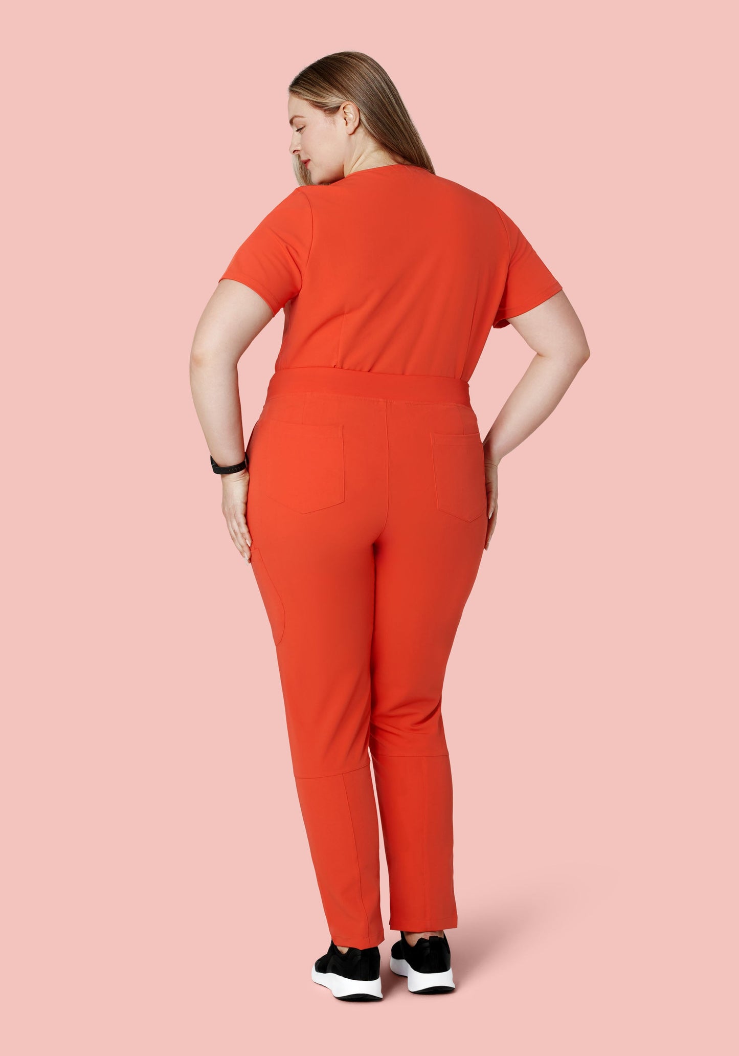 6 Pocket Slim Pants Sunset Orange