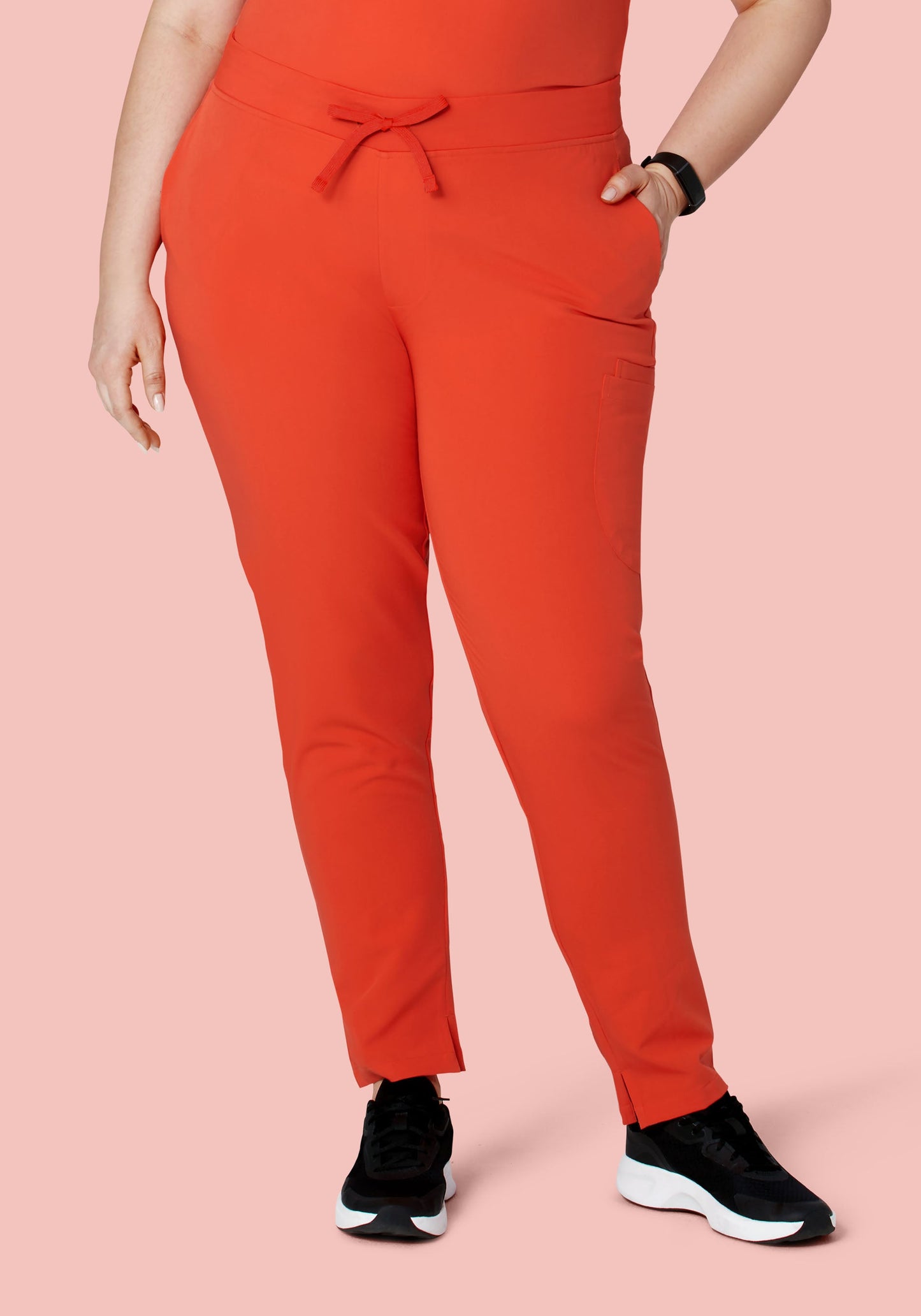 6 Pocket Slim Pants Sunset Orange