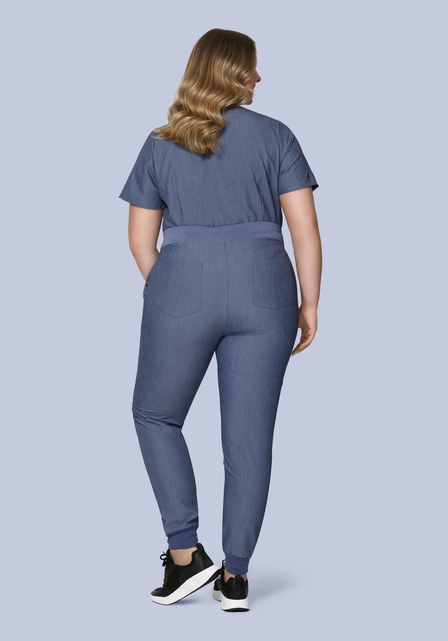 9 Pocket Joggers Heather Denim