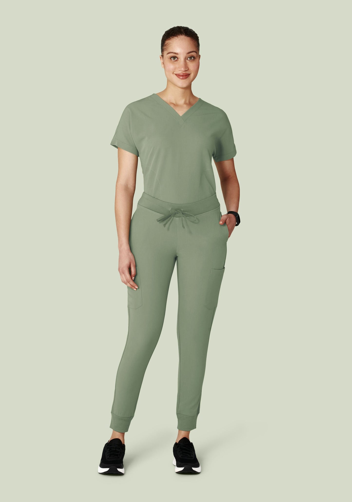 9 Pocket Joggers Cool Sage