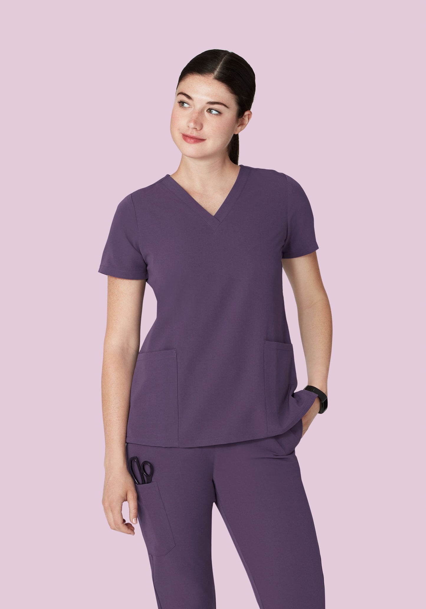 6 Pocket Top Deep Dewberry