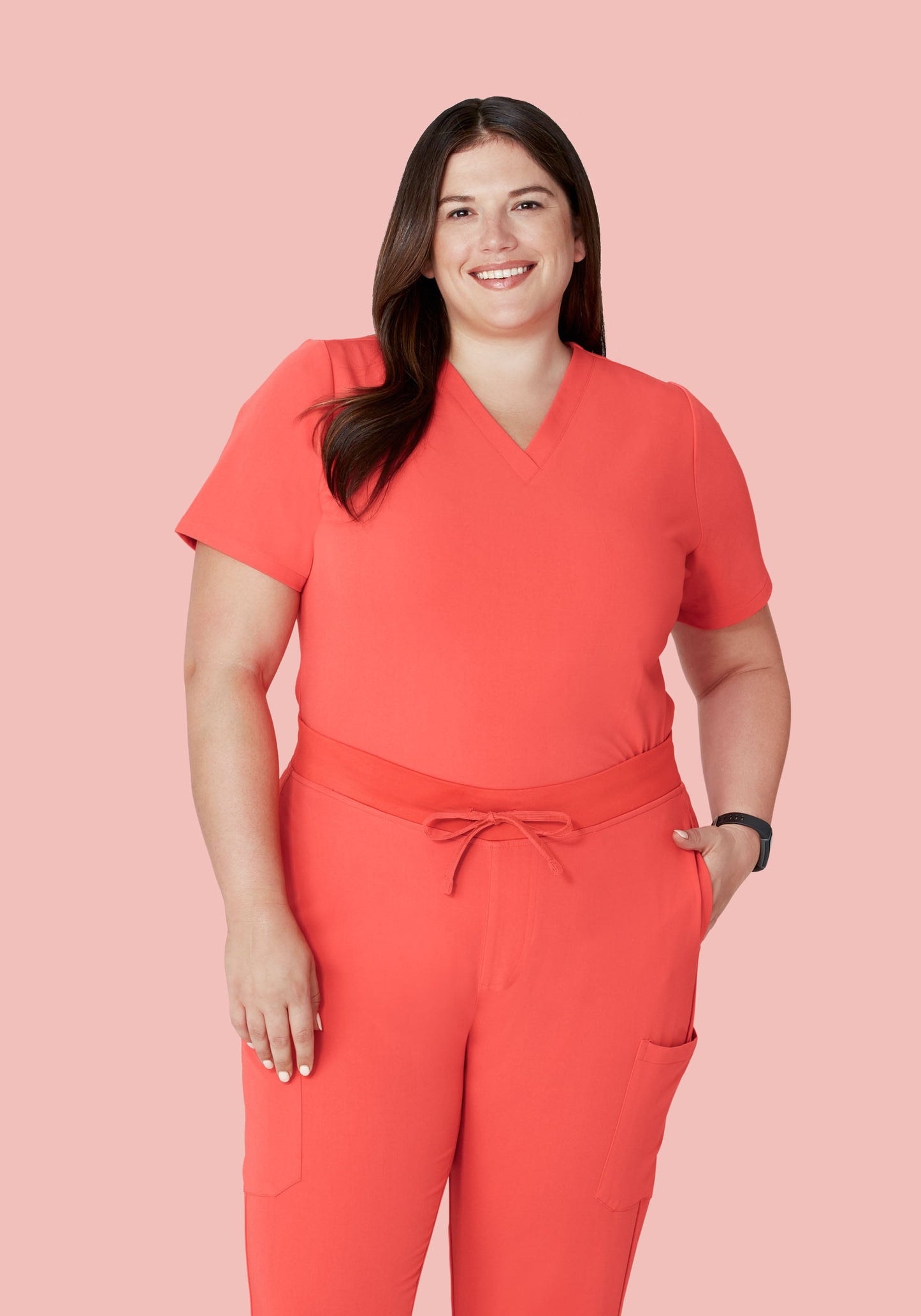 6 Pocket Top Sunkissed Coral