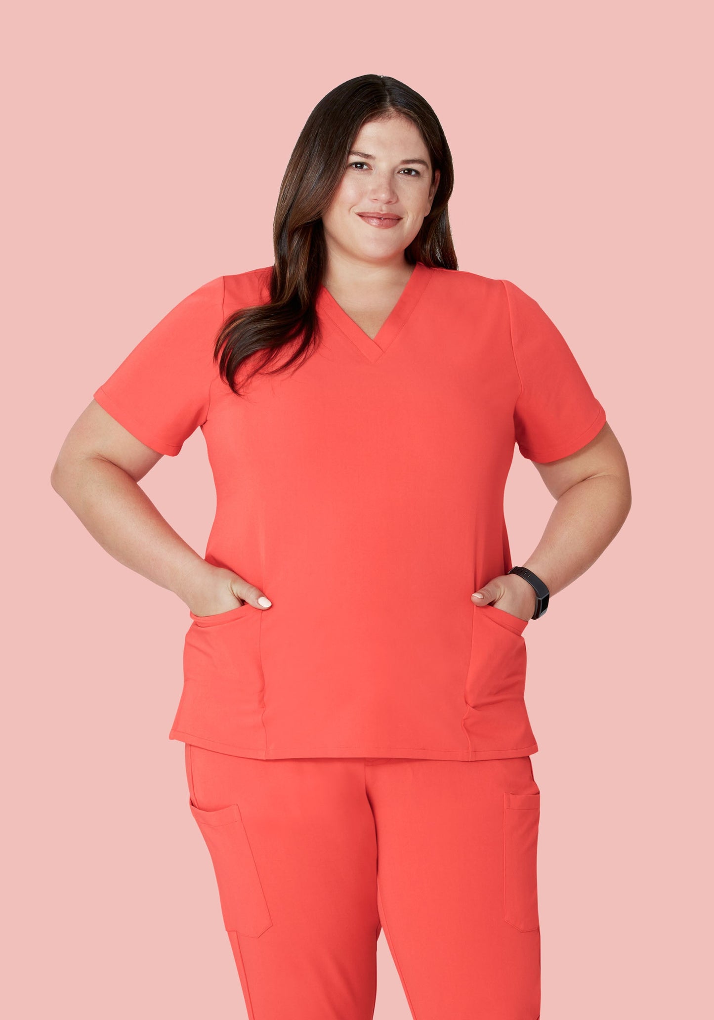 6 Pocket Top Sunkissed Coral