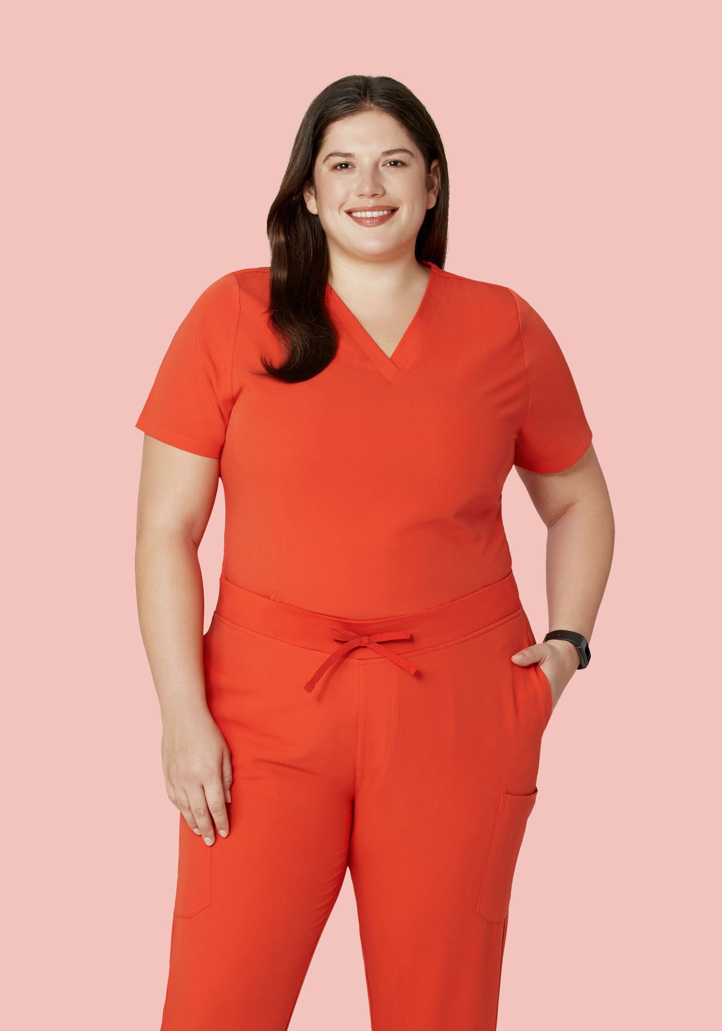 6 Pocket Top Sunset Orange