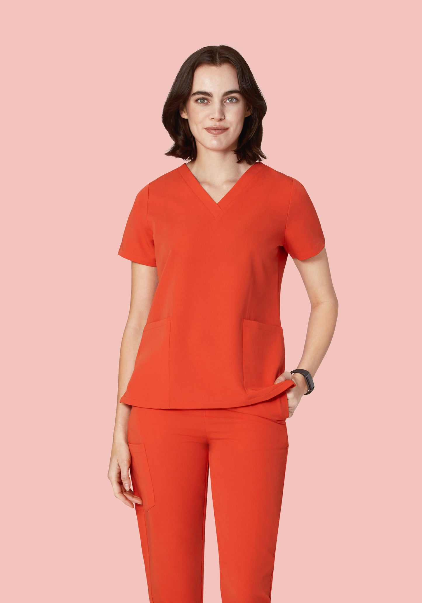 6 Pocket Top Sunset Orange