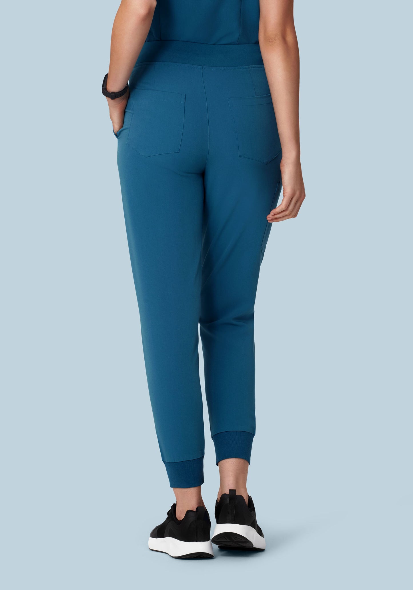High Waisted Joggers Harbor Blue