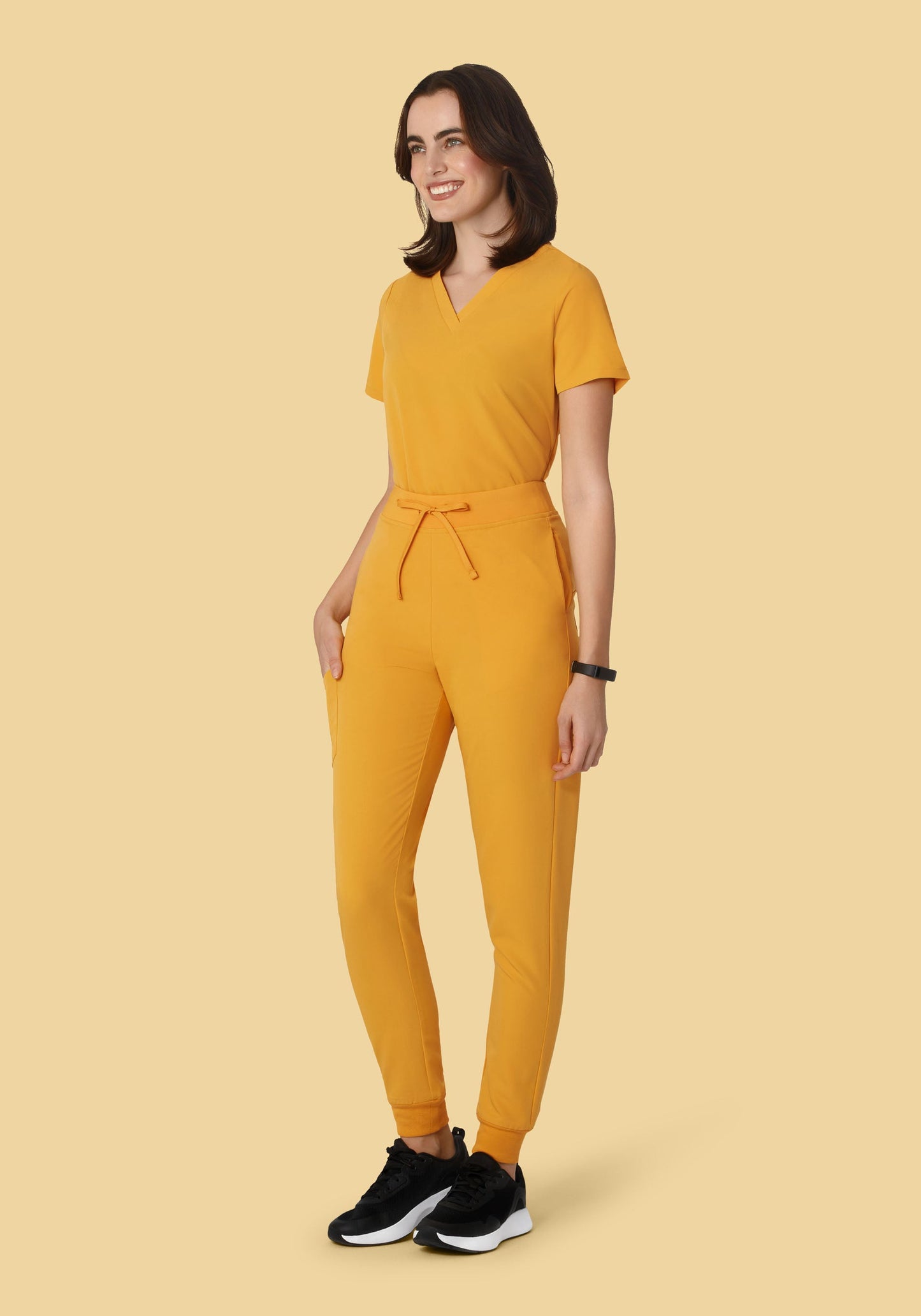 High Waisted Joggers Honey