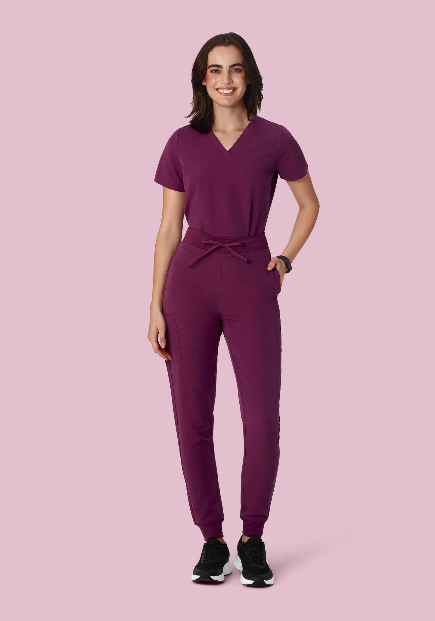 6 Pocket Top Plum