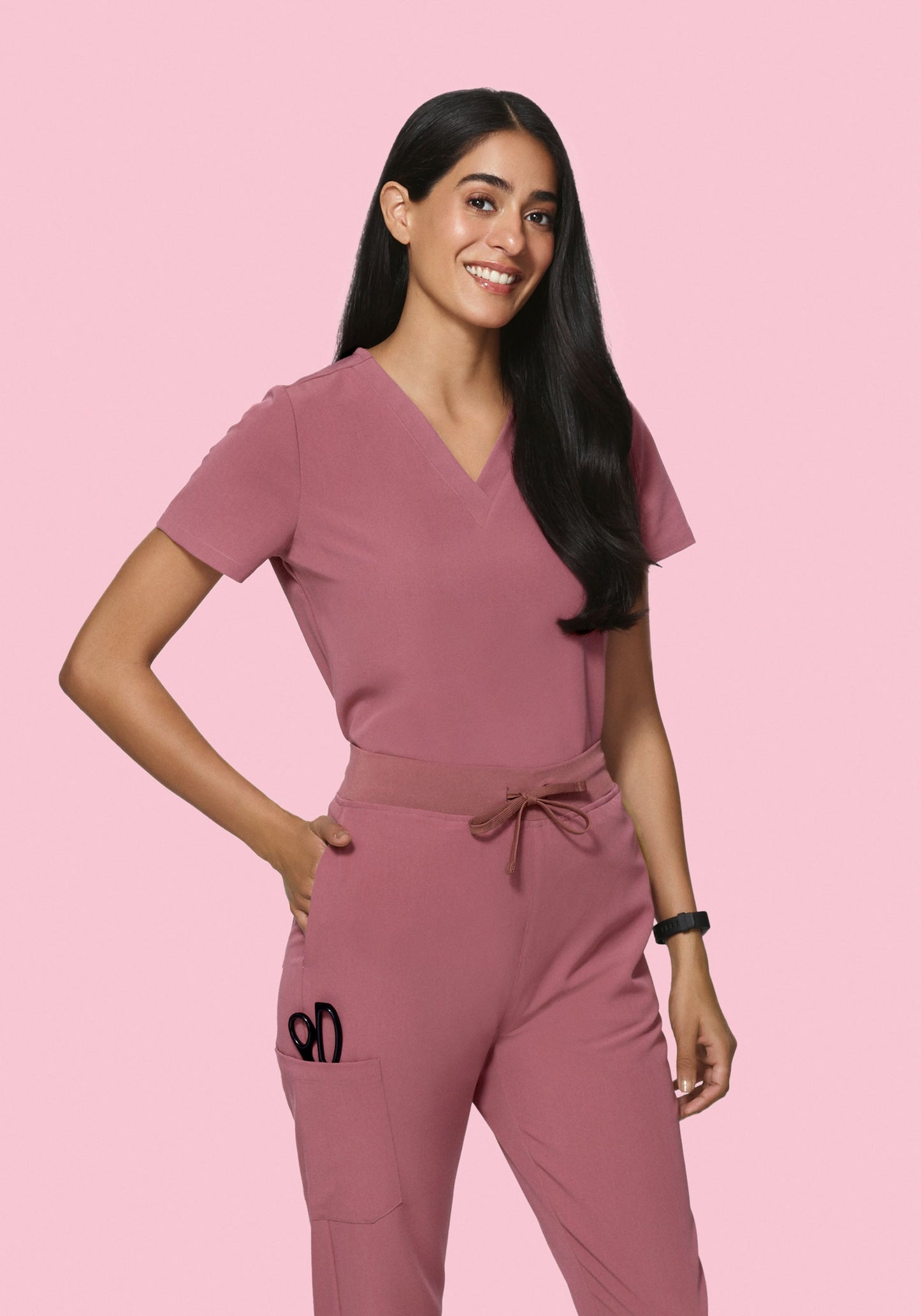 6 Pocket Top Mauve