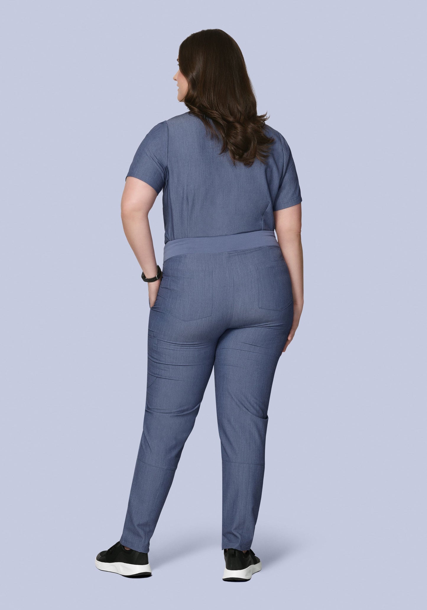 6 Pocket Slim Pants Heather Denim