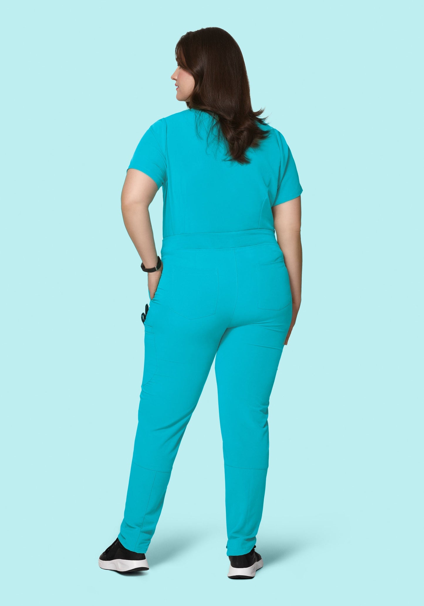 6 Pocket Slim Pants Teal