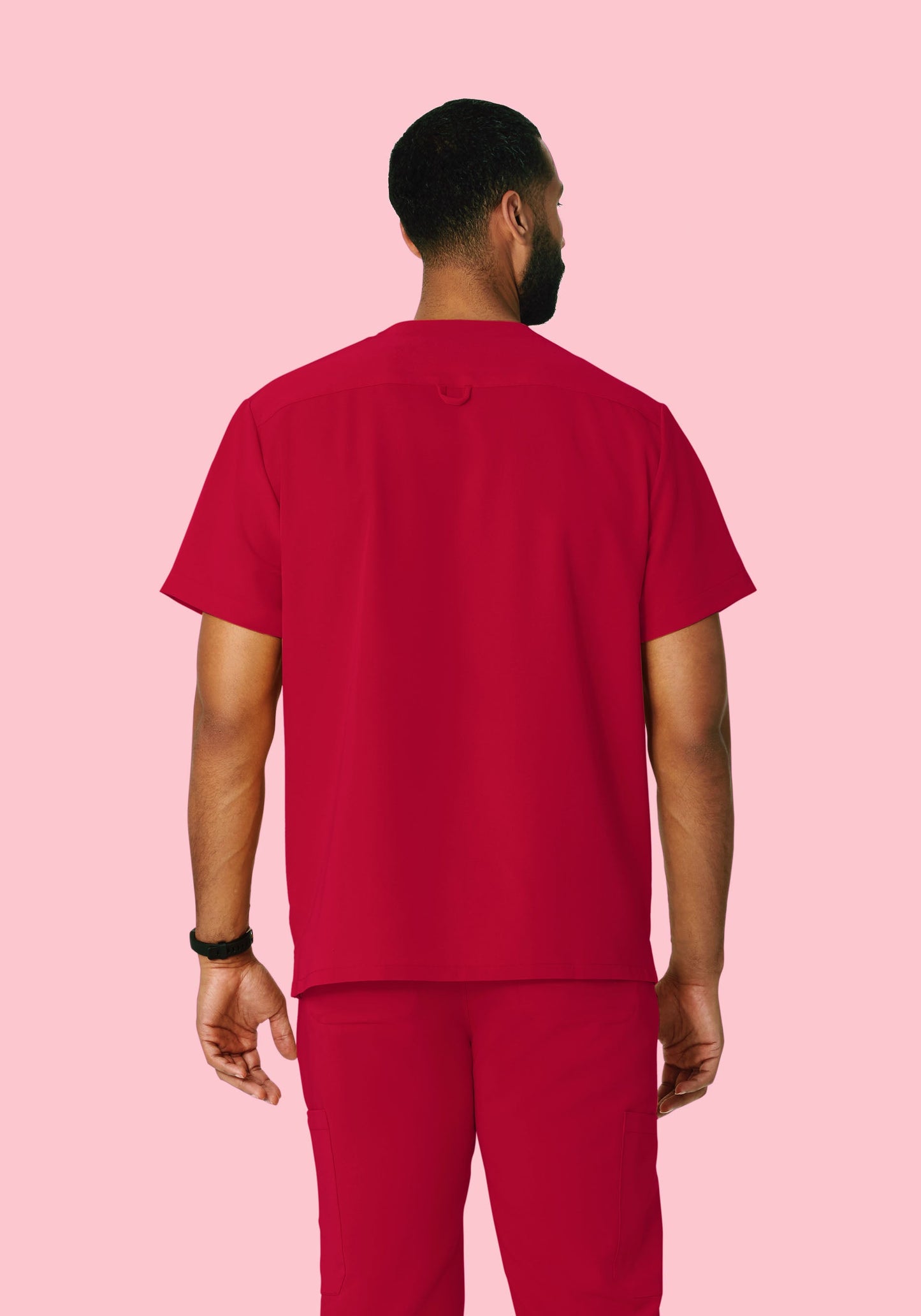 Three Pocket Top Crimson