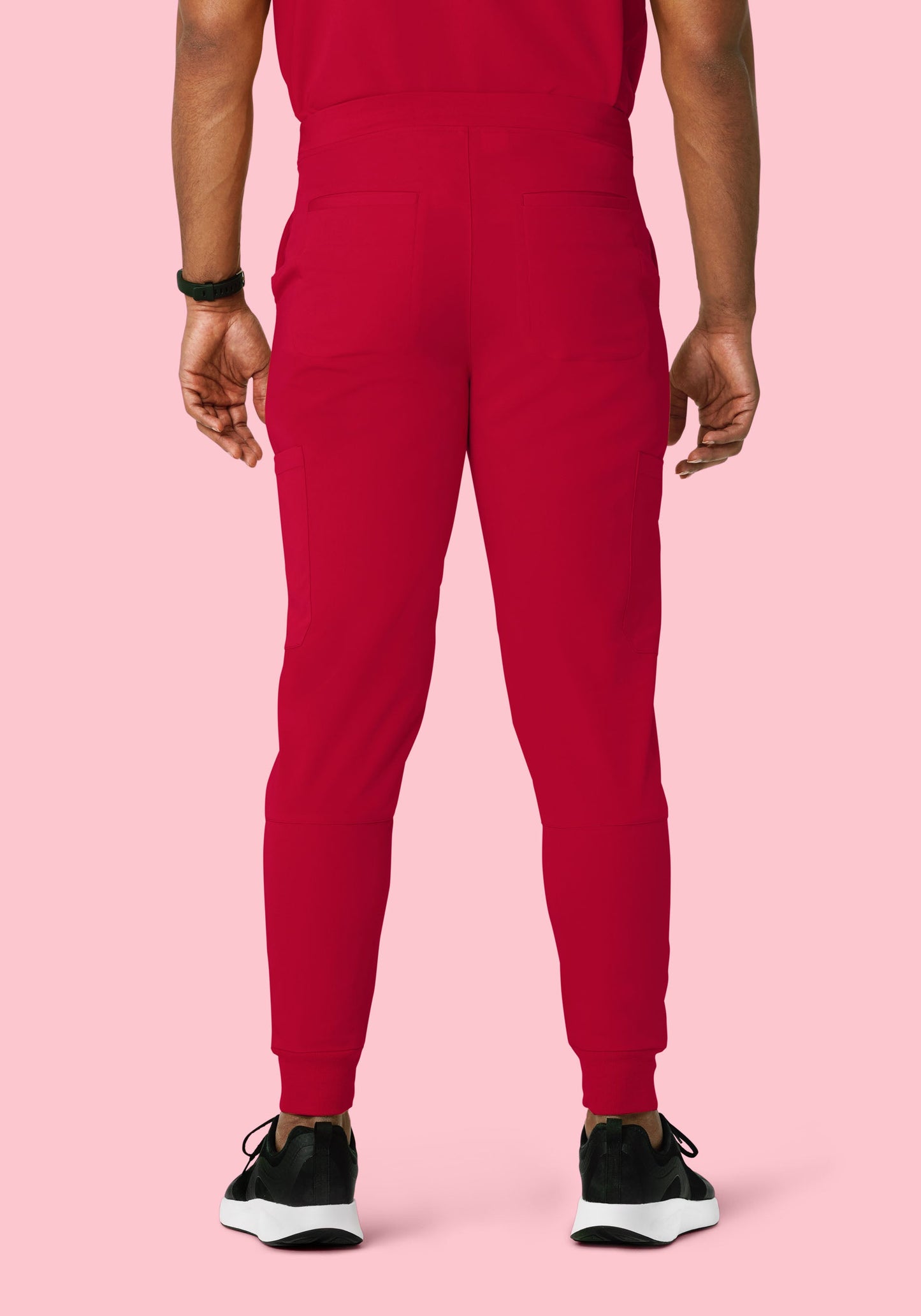 7 Pocket Joggers Crimson