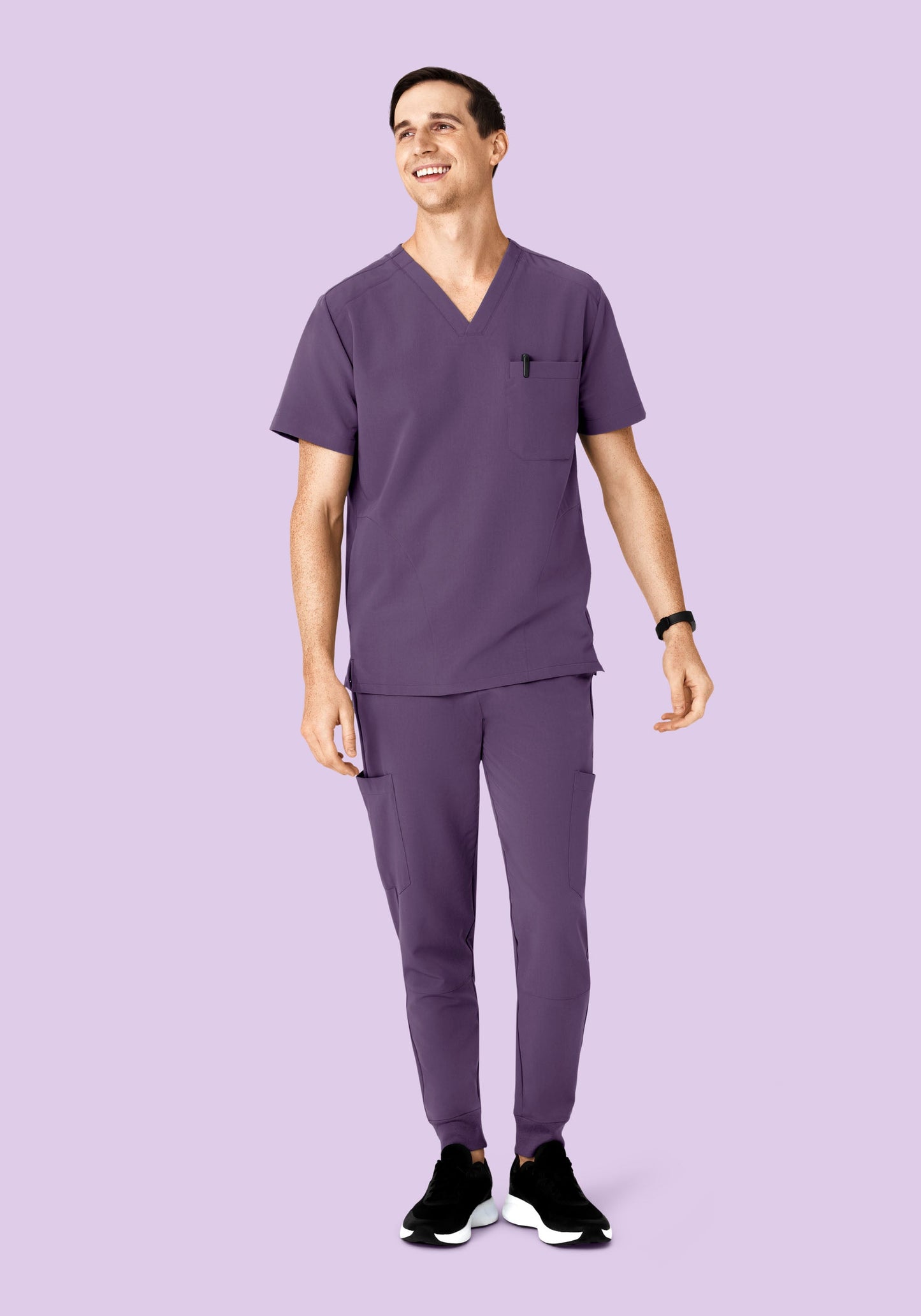 Three Pocket Top Dewberry