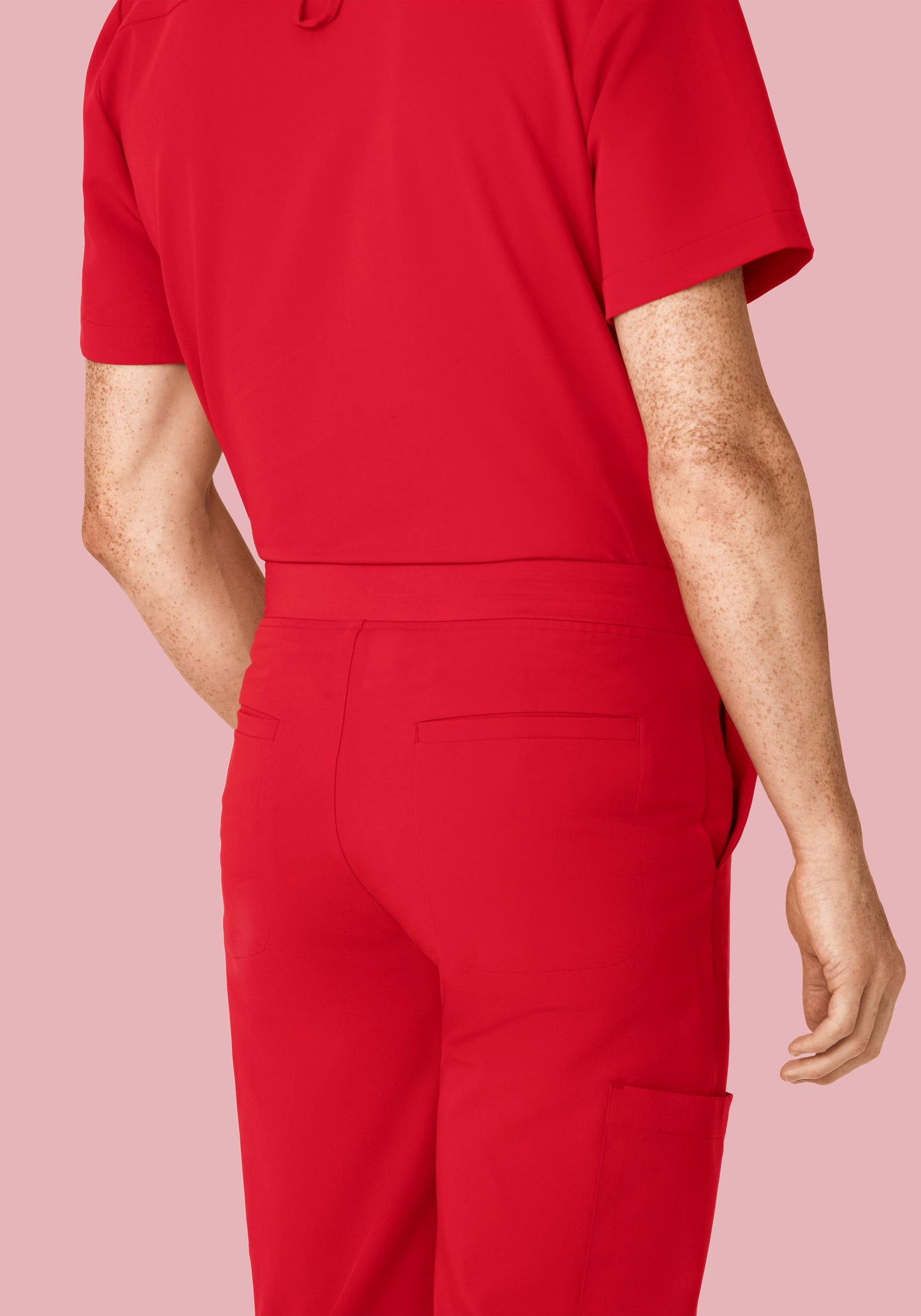 7 Pocket Joggers Poppy Red