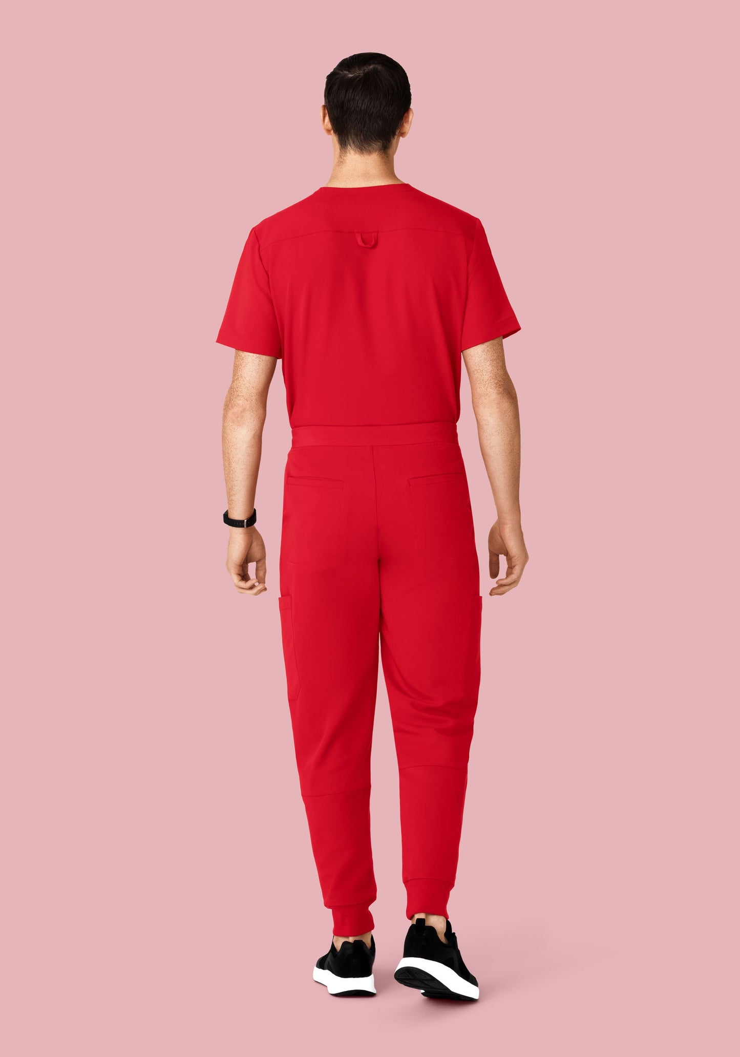 7 Pocket Joggers Poppy Red